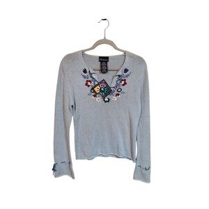 Vintage Y2K No Boundaries Sweater Flawed Condition